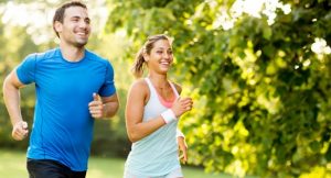 man and woman running first time beginners